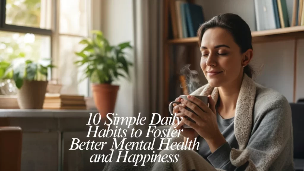 10 Simple Daily Habits to Foster Better Mental Health and Happiness 10 Simple Daily Habits to Foster Better Mental Health and Happiness