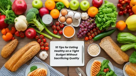 "10 Tips for Eating Healthy on a Tight Budget Without Sacrificing Quality"