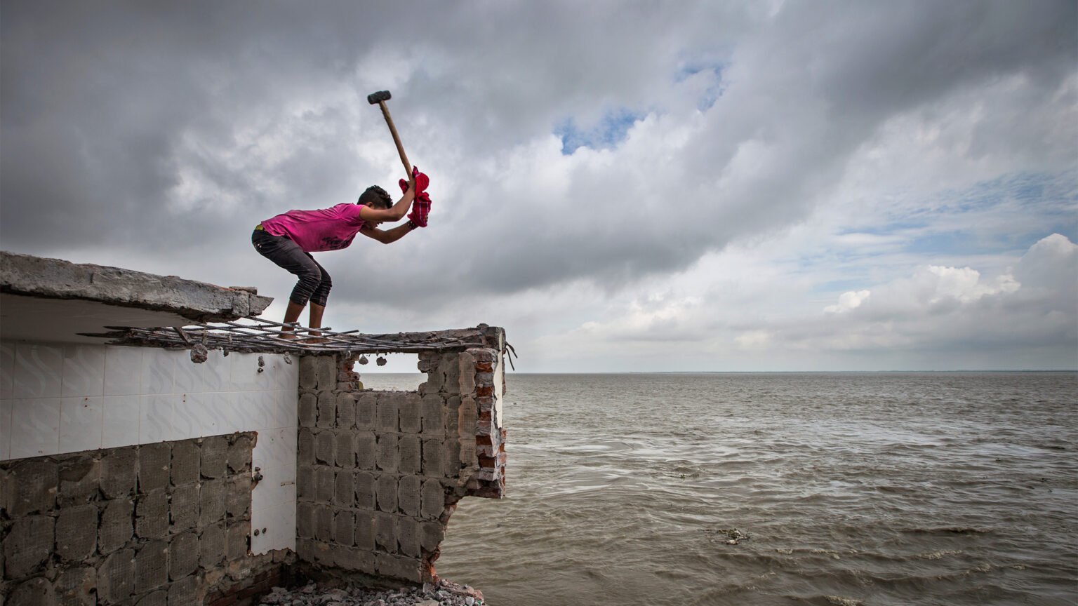 In disaster-prone Bangladesh, the spread of climate-resilient housing models has been slow.