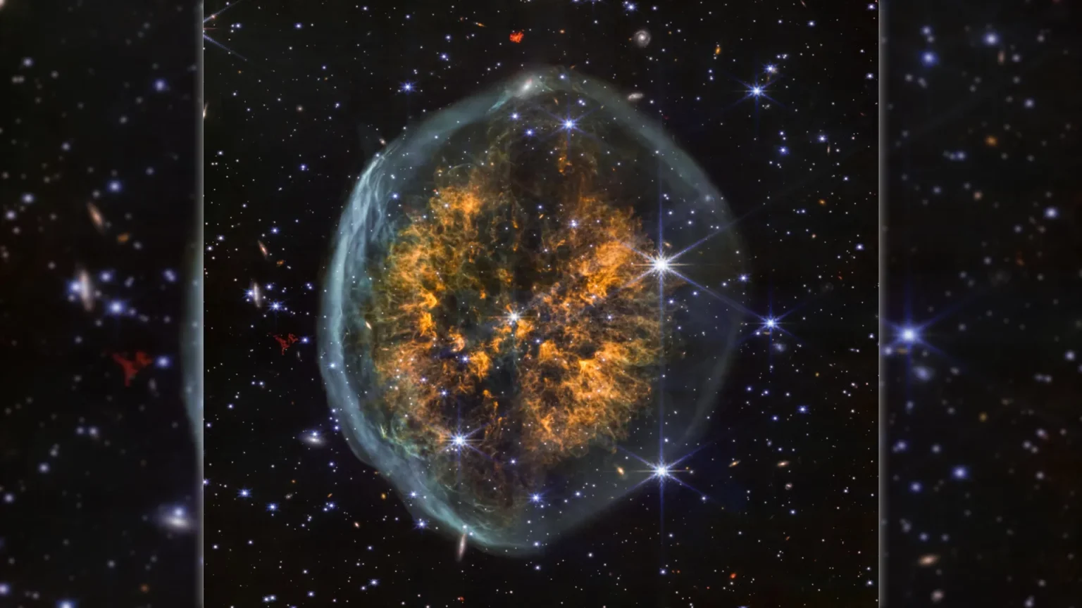 NASA’s Webb photographs strange brain-shaped nebula around dying star