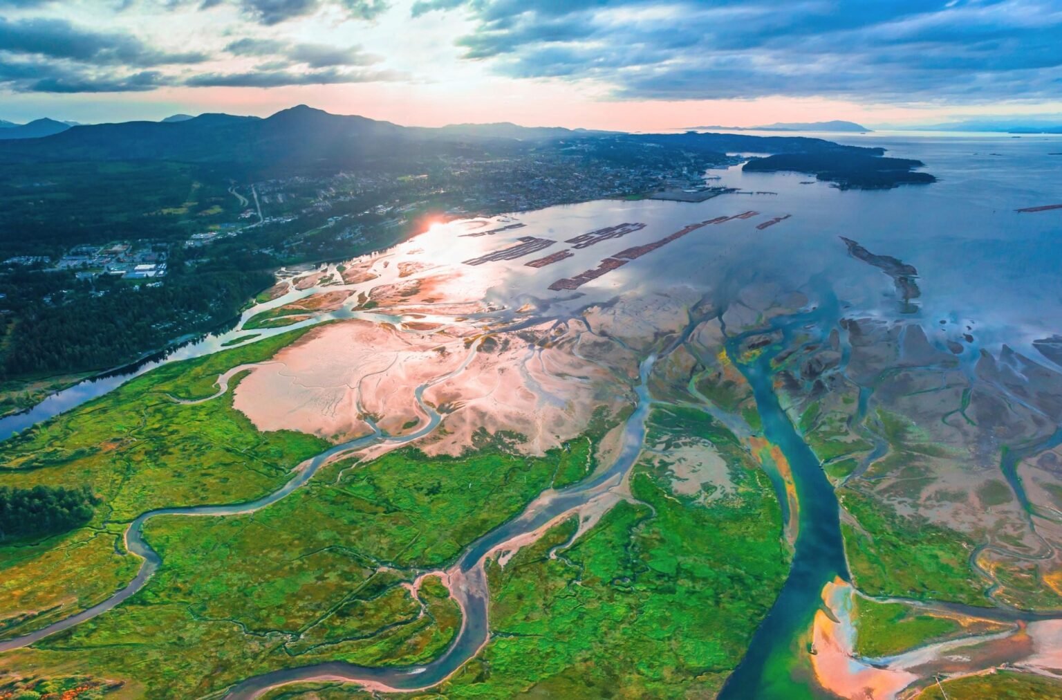 Small fragments of fiberglass accumulate in coastal estuaries