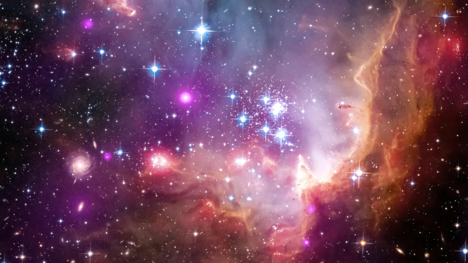 Astronomers discover a nearby galaxy was shattered by a cosmic collision Astronomers discover a nearby galaxy was shattered by a cosmic collision