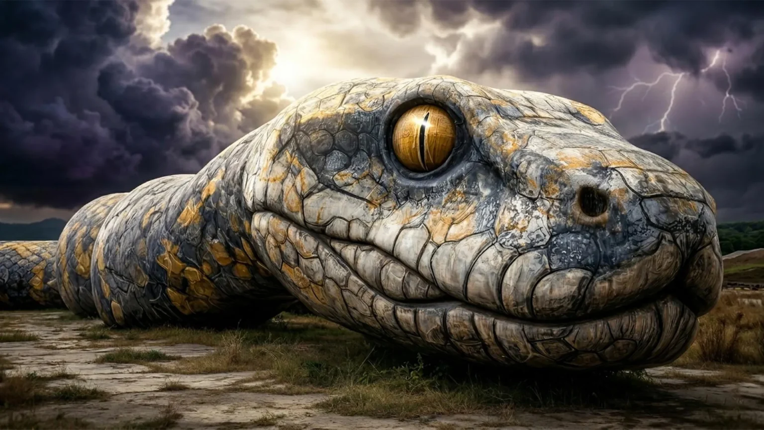 A 50-foot-long ancient snake discovered in India could be one of the largest ever