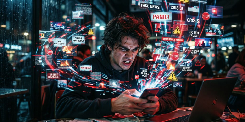 When people feel angry, they are more likely to share news from unreliable sources