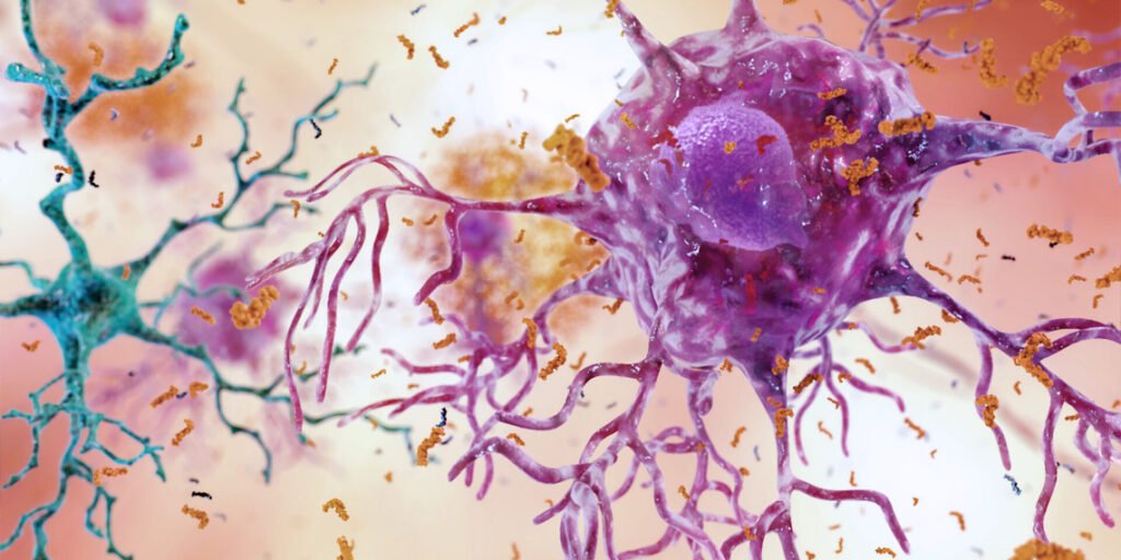 Scientists have found evidence that some of Alzheimer’s symptoms may start outside the brain