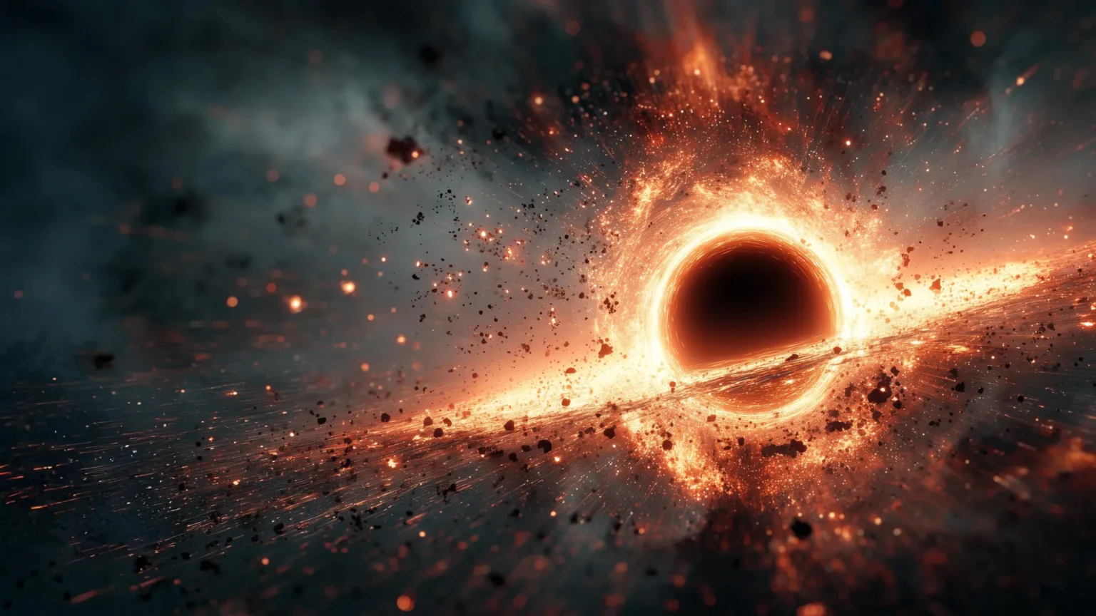 Black hole will wake up in 100 million years and erupt like a space volcano Black hole will wake up in 100 million years and erupt like a space volcano