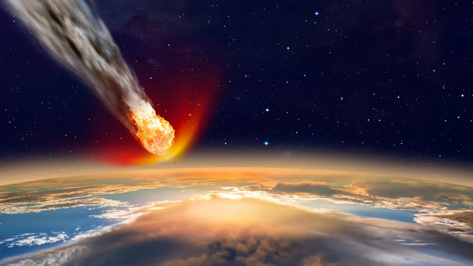 Scientists say a meteorite impact may have been the origin of life on Earth