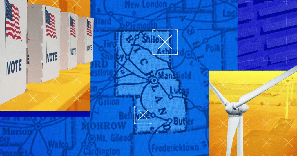 This Ohio county has banned wind and solar power generation. Intention…