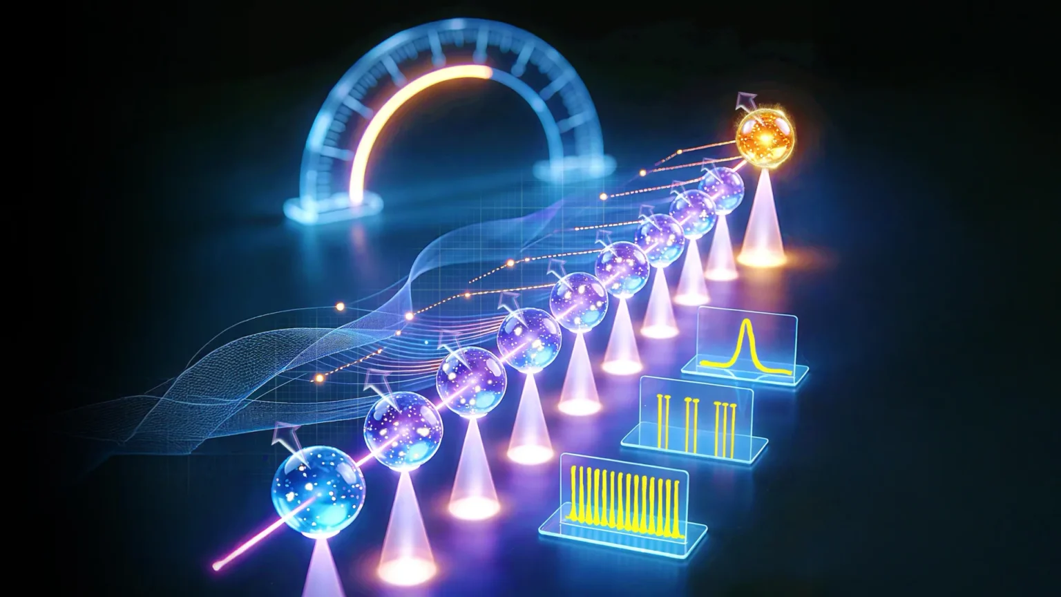 This chain of atoms can detect electric fields with amazing precision.