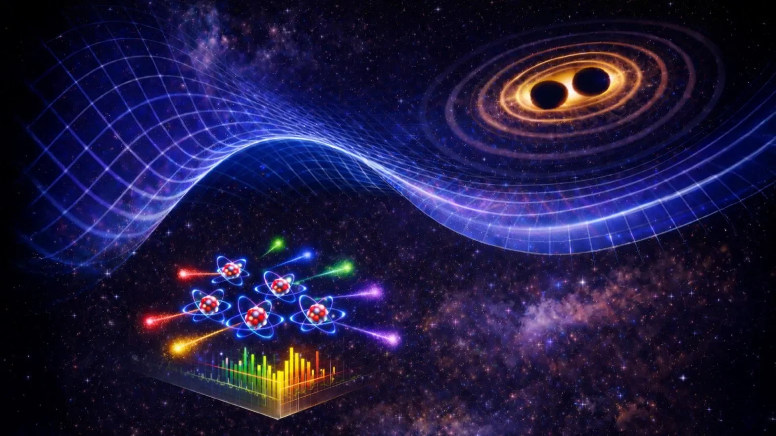 Gravitational waves may be hidden in the light emitted by atoms Gravitational waves may be hidden in the light emitted by atoms