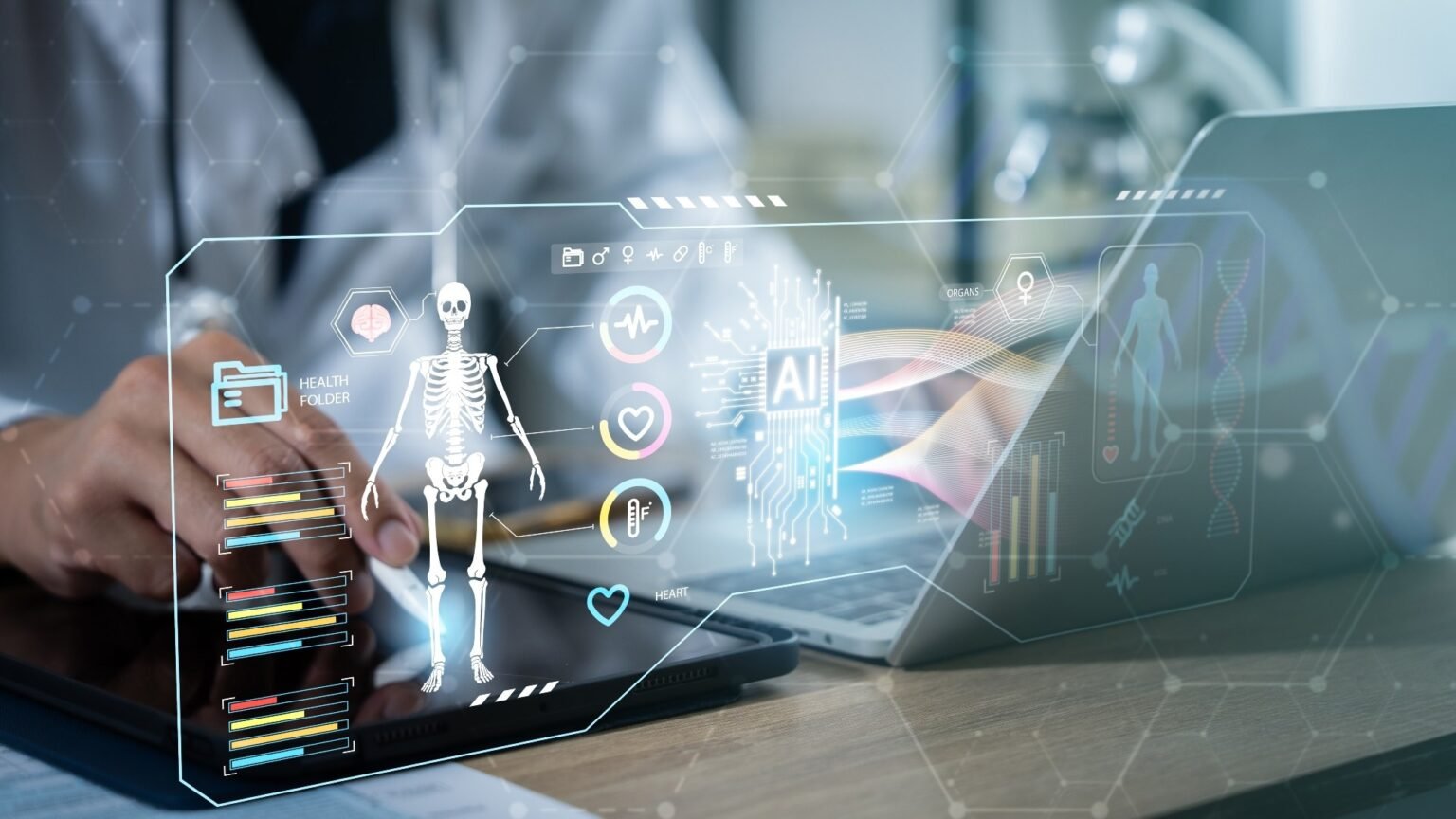 AI diagnostic inference approaches physician performance