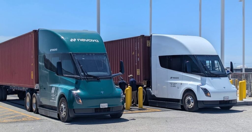 Tesla Semis will be available soon. that’s good…