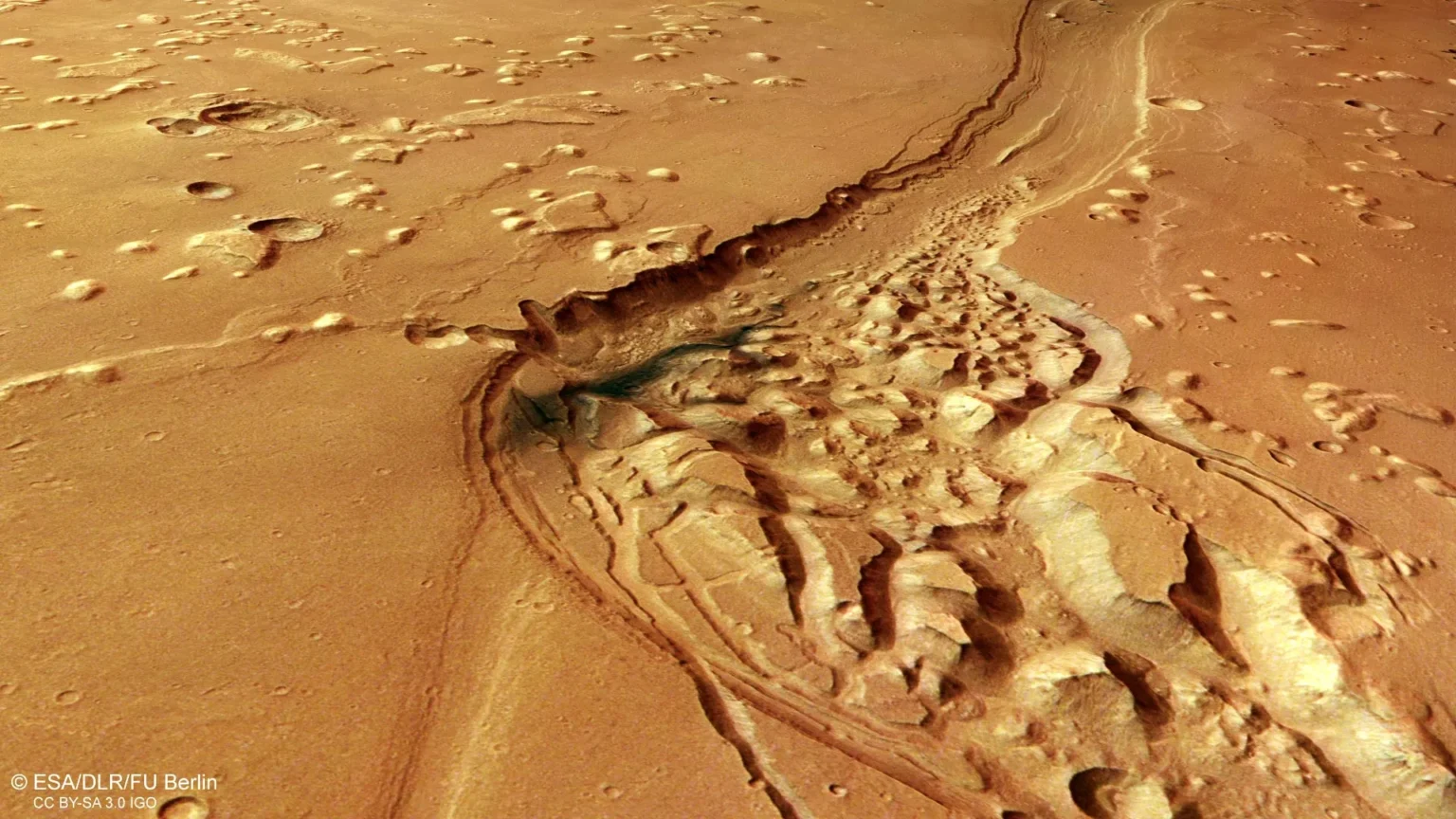 Mars may once have had an ocean, and these chaotic valleys provide a big clue