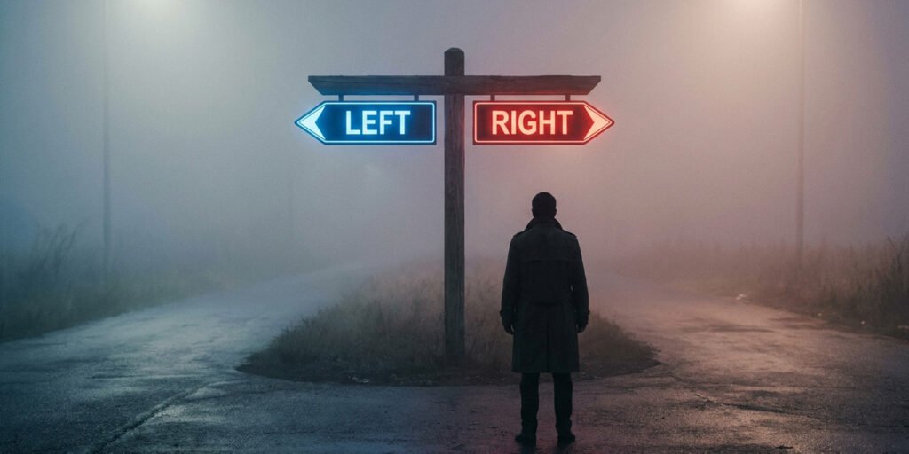 Voters use left-right political labels as mental shortcuts rather than strict policy alignment