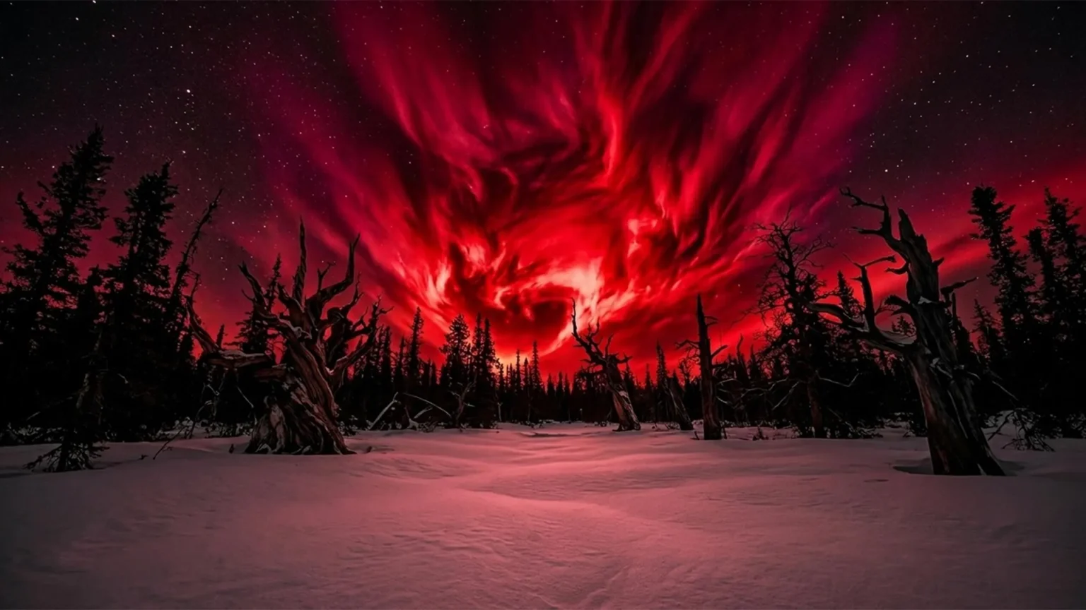 Deadly 800-year-old ‘red sky’ solar storm discovered in ancient tree