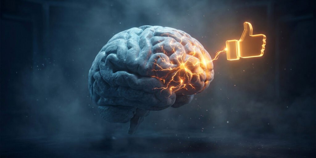 Fear of missing out is linked to the brain’s hyperresponse to digital likes