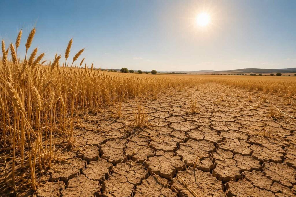 Climate change, pesticides, productivity, and a continent under heat stress
