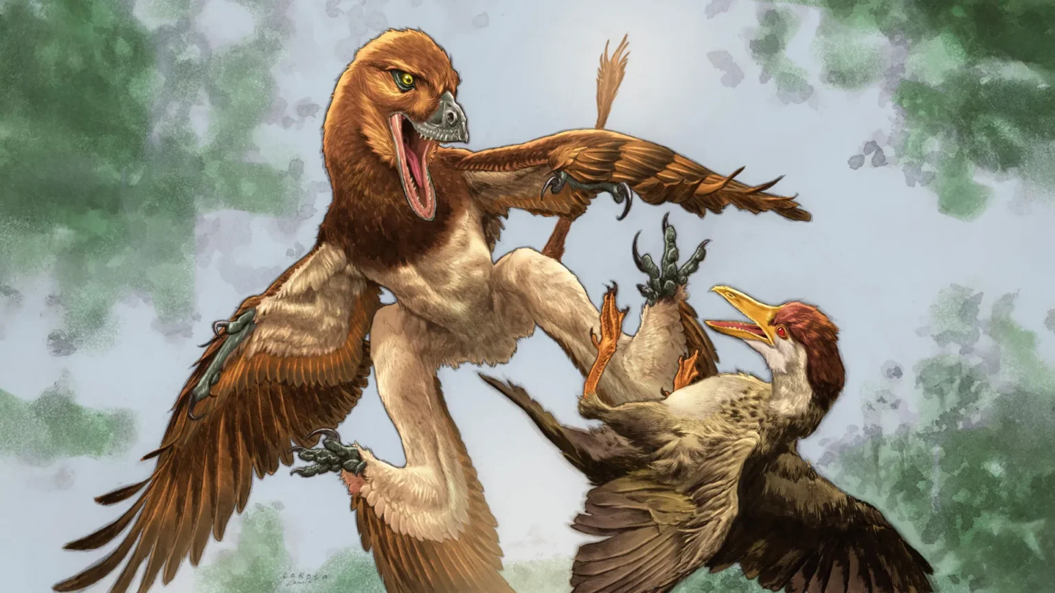 This four-winged dinosaur may have terrorized Earth’s early birds This four-winged dinosaur may have terrorized Earth’s early birds