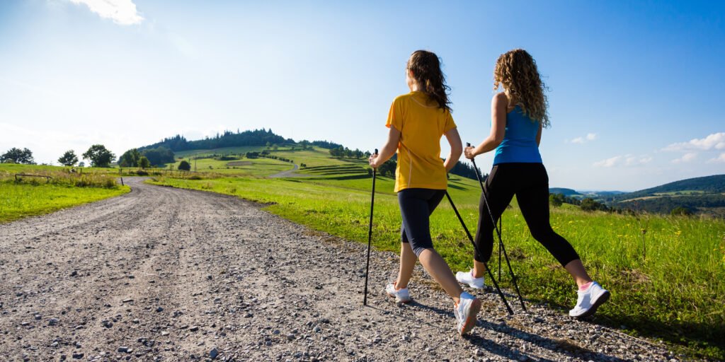 Research suggests that moderate-intensity Nordic walking can reduce symptoms of depression