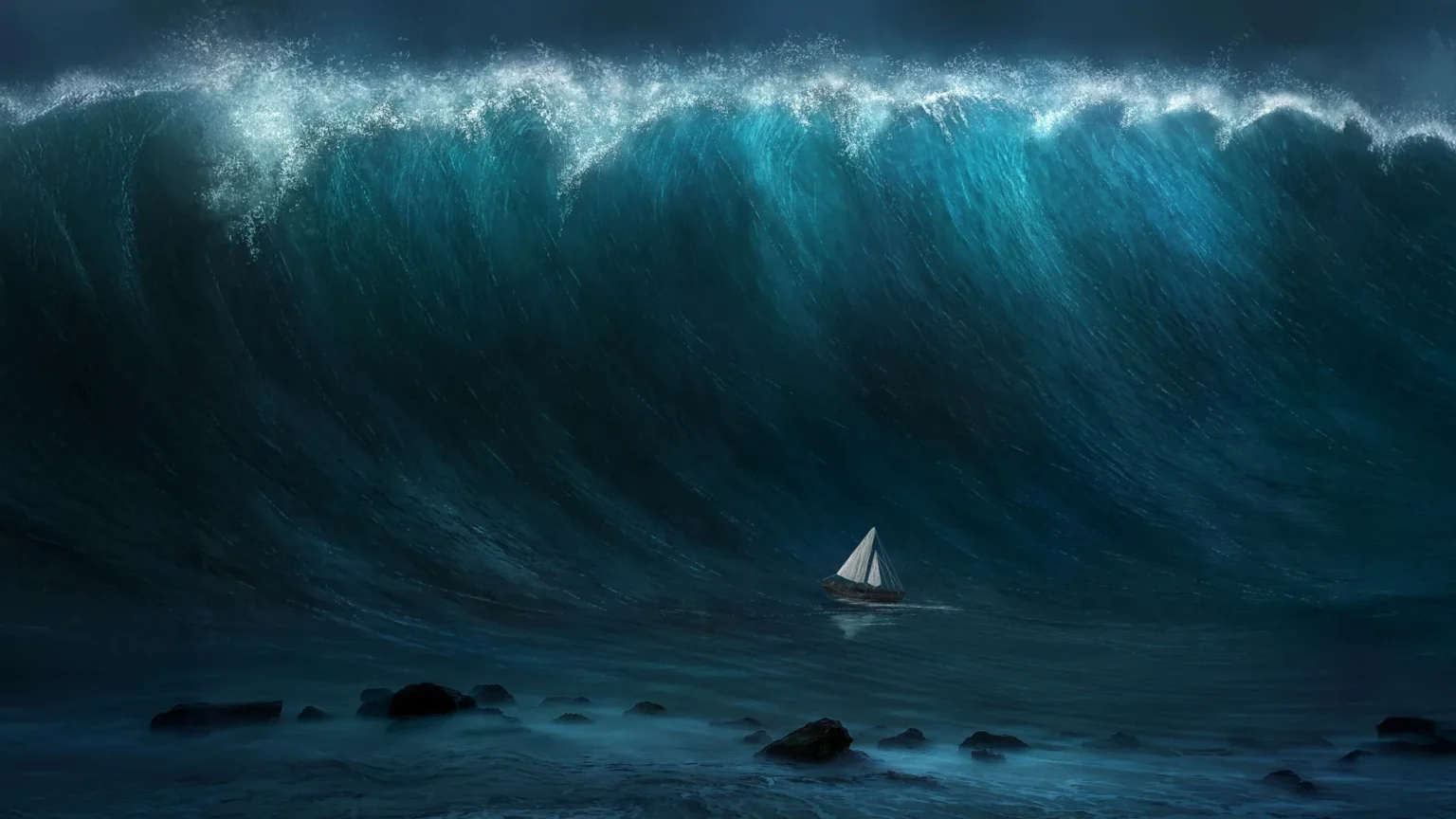 A NASA satellite captured a huge tsunami and did something no one expected.