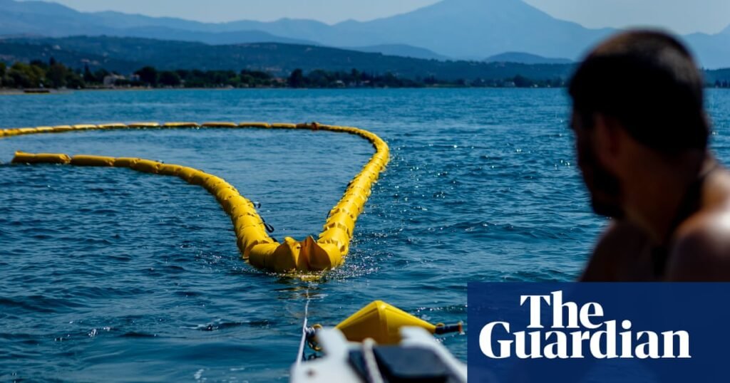‘Better safe than sorry’: Greece installs floating barriers to avoid poisonous fish | Greece
