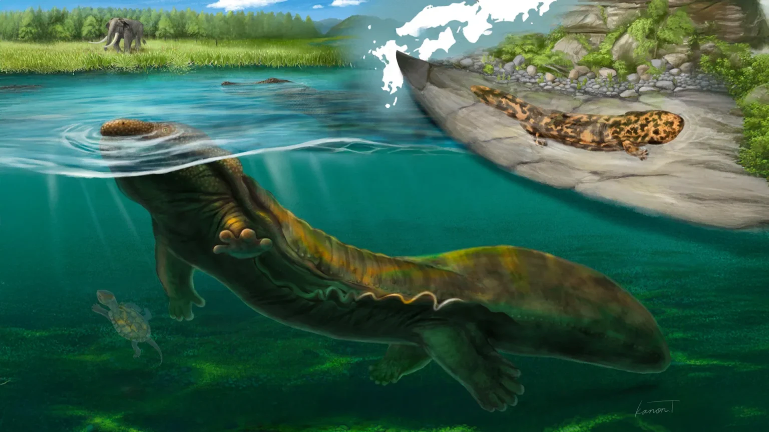 New species of giant salamander discovered from 3.5 million-year-old fossil New species of giant salamander discovered from 3.5 million-year-old fossil
