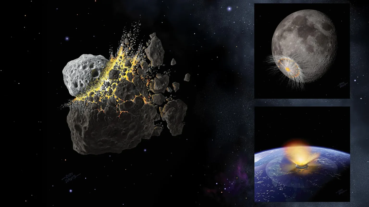 A shattered asteroid may have hit Earth 800 million years ago A shattered asteroid may have hit Earth 800 million years ago