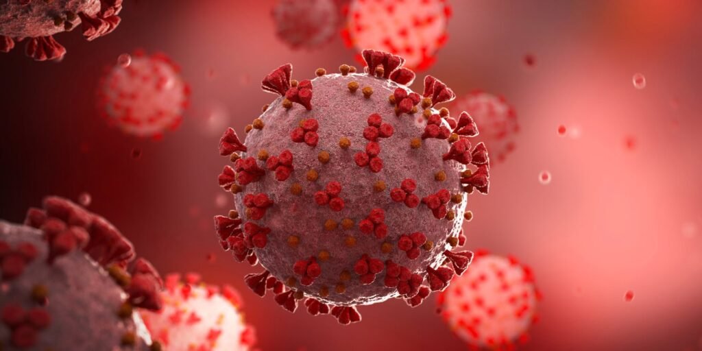 Half of the man’s face became numb and he felt a burning sensation due to suspected coronavirus infection.