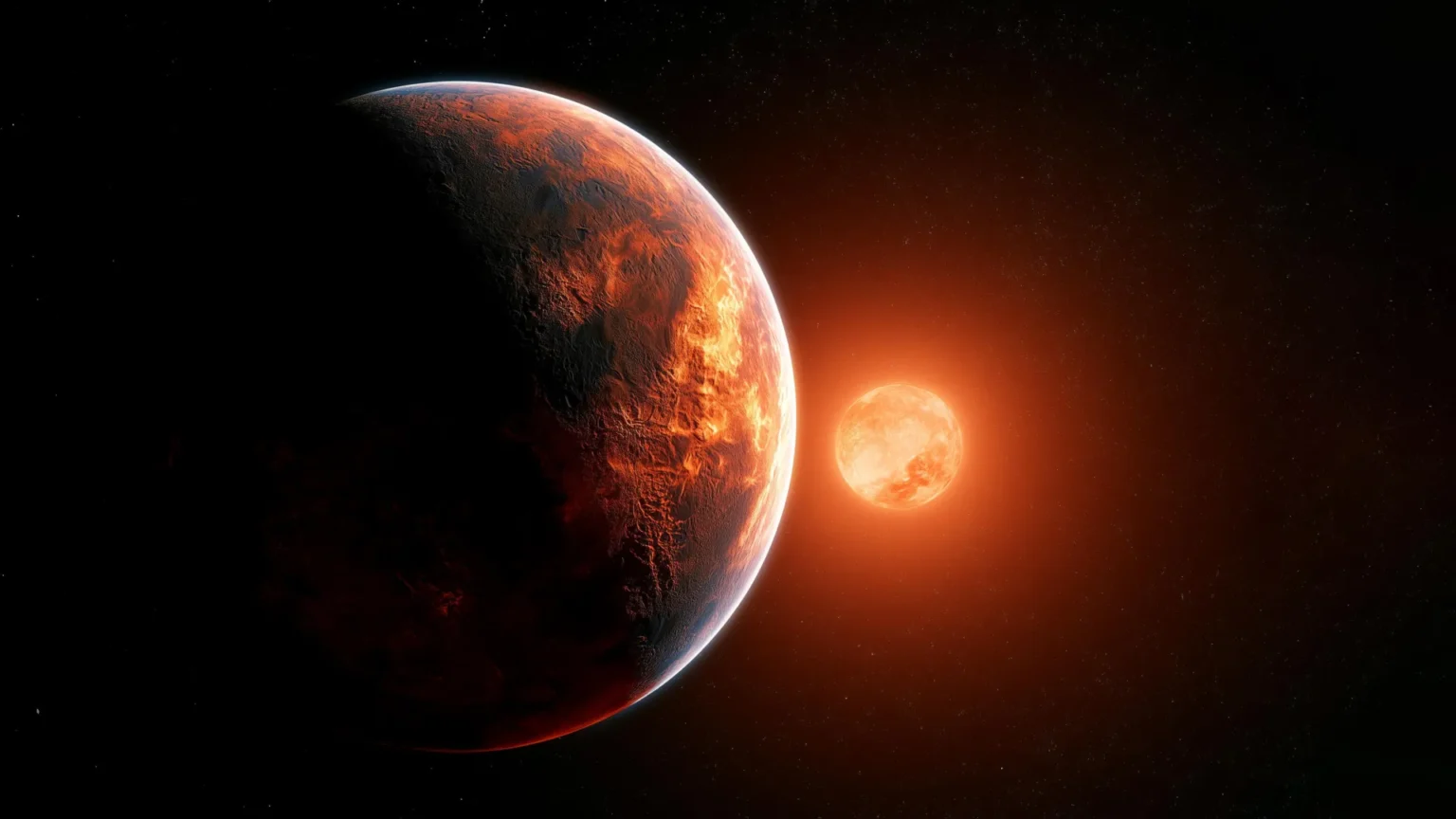 This alien planet has no sunrise or sunset. It may support your life This alien planet has no sunrise or sunset. It may support your life