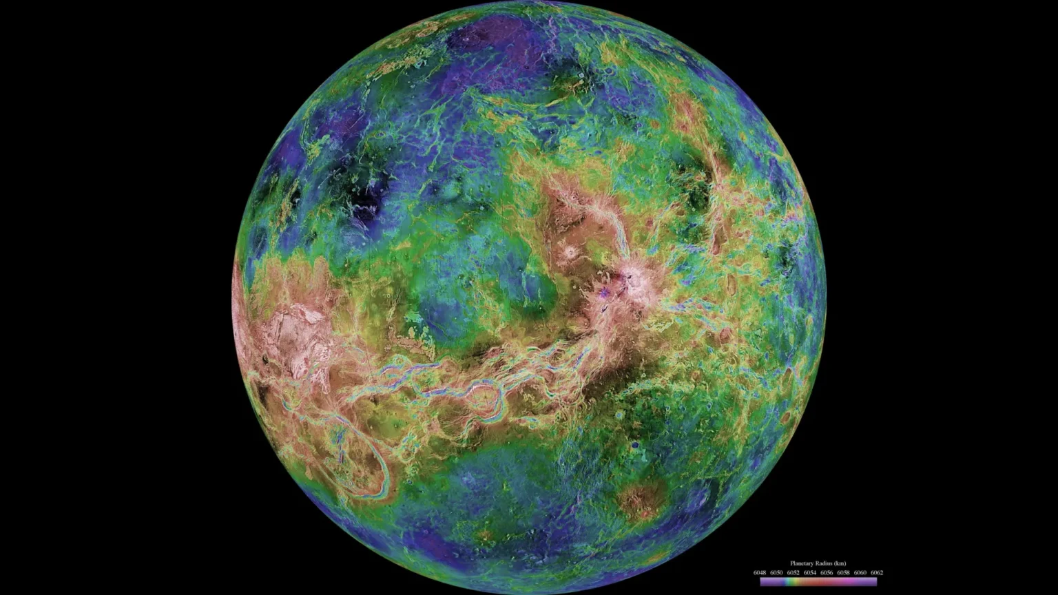 Venus may be tearing itself apart from within Venus may be tearing itself apart from within
