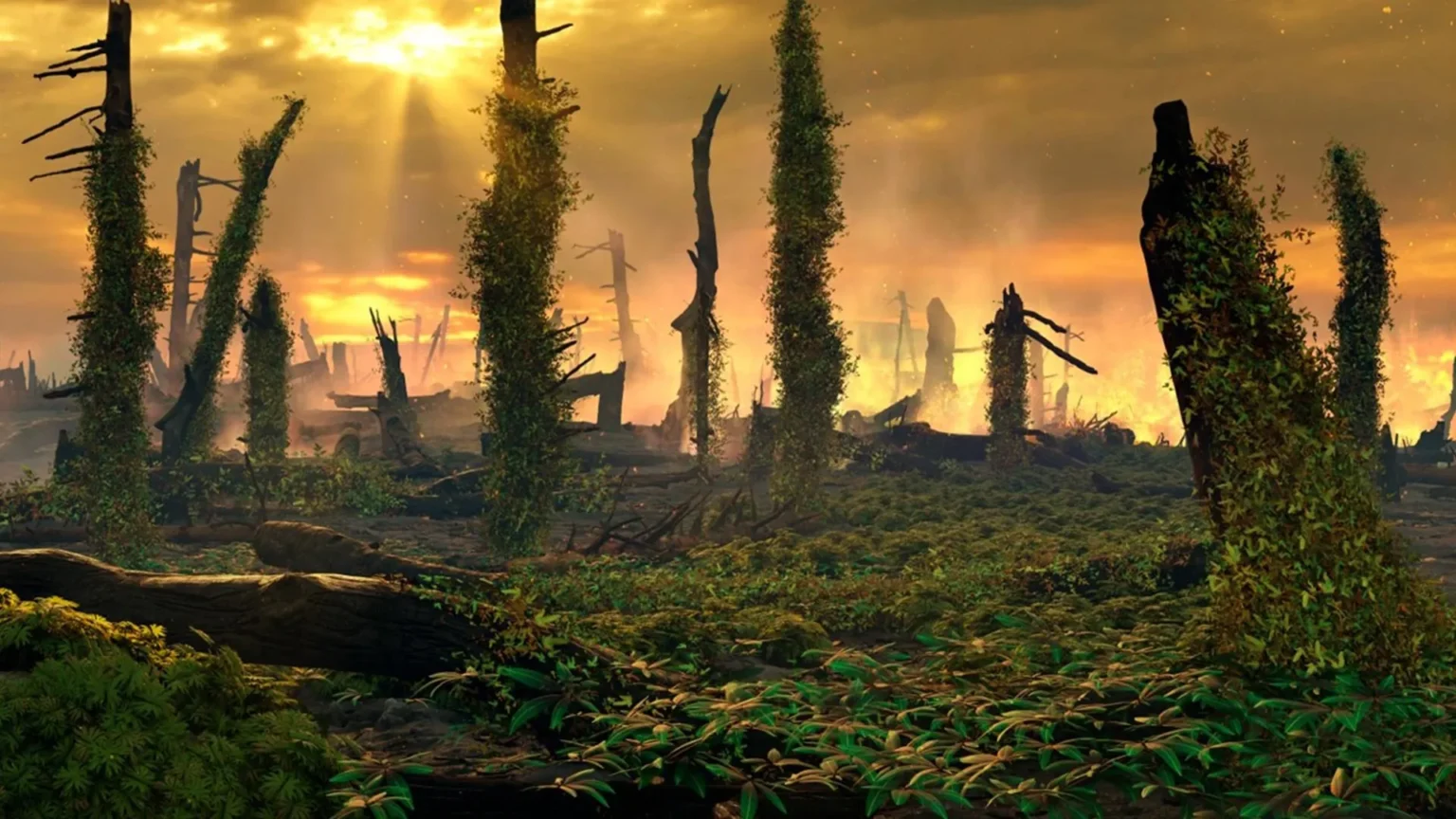 Ancient ferns turned Triassic Europe into a wildfire hell